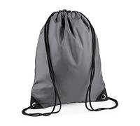 Bagbase Premium Gymsac Mochila, Adultos Unisex, Graphite (Negro), Talla única