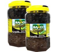 Bagci Les Aceitunas Negras Gemlik 1500 Gramos, 2 tarros