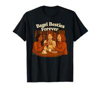 Bagel Besties Forever Funny Brunch Bagel Day Camiseta