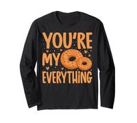 Bagels You'Re My Everything - Funny Bagel Lover Gifts Manga Larga