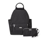 Baggallini All Day Backpack with RFID Phone Wristlet (Black)