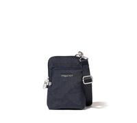 Baggallini Anti-Theft Activity Crossbody Bag, Securtex-Bolso Bandolera antirrobo para Actividades para Mujer, Azul Marino, Talla única