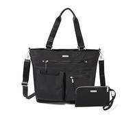 Baggallini Any Day Tote with RFID Phone Wristlet (Black)