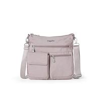 Baggallini Bandolera delgada moderna en todas partes, Blush Shimmer, Talla única