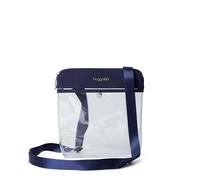 Baggallini Bandolera transparente para estadio, Azul Real, 8.5" w x 9" h