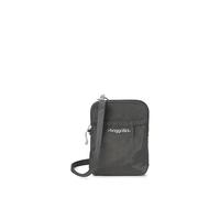 Baggallini Bryant Pouch Bolso Cruzado pequeño y Ligero para Mujer, para teléfono, con Correa Cruzada, Carbón Vegetal, Talla única