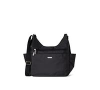 Baggallini Essential Bandolera hobo, Negro -, Talla única
