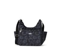 Baggallini, Essential Hobo Crossbody-Bolsa de viaje con funda para equipaje para Mujer, Midnight Garden