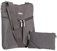Baggallini Horizon Bolso Bandolera, Color Gris (Charcoal)
