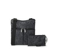 Baggallini Horizon - Bolso bandolera, Midnight Blossom, Talla única