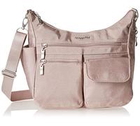 Baggallini Modern Everywhere Crossbody for Women 11x9x4.5 RFID Hobo Bag, Bolsa Mujer, Rubor Brillante, Talla única