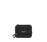 Baggallini Modern Everywhere Mini Crossbody for Women-7x0.8x5.5 Cross Body Small Purse Travel Bag-Quick-Access Pocket, Mujeres, Negro, Talla única