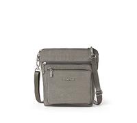Baggallini Modern Pocket Crossbody Bag for Women, 8.5"x8.5" Handbag Purse with RFID, Lightweight Water-Resistant, Bandolera Bolsillo para Mujer, Sterling Shimmer, Talla única