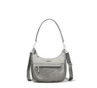 Baggallini, Moderna bolsa de media luna para Mujer, Sterling Shimmer, Einheitsgröße