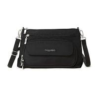 Baggallini Original RFID Everyday Crossbody Bag, negro (Negro), Talla única