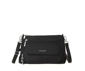 Baggallini Original RFID Everyday Crossbody Bag, negro (Negro), Talla única