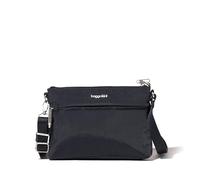 Baggallini Securtex - Bolso bandolera antirrobo, Azul marino francés, Talla única