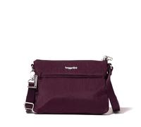 Baggallini Securtex - Bolso bandolera antirrobo, mulberry, Talla única