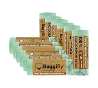 Baggifly, Bolsas de Basura Biodegradables 10L, 240 Bolsas Basura Compostables, ECO Friendly, Cubos Pequeños y Residuos Orgánicos, Pack 12 x 20, Fabricado en España
