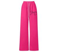 Baggy Jeans-Pantalones Deportivos Casuales, Ligeros, Holgados Y con CordóN Y Lazo para NiñAs, Pantalones De Pierna Recta para Jugar Y Usar A Diario.