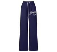 Baggy Jeans-Pantalones Deportivos Casuales, Ligeros, Holgados Y con CordóN Y Lazo para NiñAs, Pantalones De Pierna Recta para Jugar Y Usar A Diario.