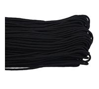 Bagima Paracord para Exteriores, 2mm de Diámetro, 1 Hebra de Núcleo, Paracord Multifunción para Acampar, Escalar, Atar Cuerda Long15m 31m 100m (Negro)
