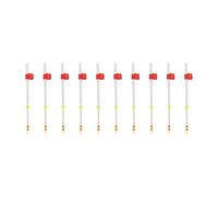 baginbaginbag 10 Uds Mini caña de Pescar en Hielo de Invierno Punta Superior Aparejos de Pesca de Invierno Herramienta de Equipo Auxiliar (100mm)