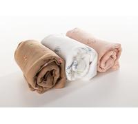 baginska - Muselinas Bebe Algodon Oeko-Tex, 63 x 63 cm. Paquete con 3 Unidades. Toalla Facial Infantil Suaves, Toalla de Gasa Bebe para Niños, Paños de Muselina Facial Infantil para Recién Nacidos