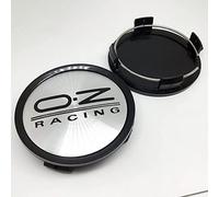 BAGLEV 4 Piezas Buje Tapa,Tapas Centro Cubo Coche,For OZ Racing 75mm Impermeable AntióXido Cubo Central Centro Rueda Accesorios,H