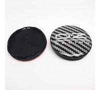 BAGLEV 4 Piezas Buje Tapa,Tapas Centro Cubo Coche,For OZ Racing New M582 52mm 55mm Impermeable AntióXido Cubo Central Centro Rueda Accesorios,52mm-B