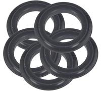 BagLEv Arandelas de goma para fregadero, 5 unidades, color negro, 54 mm x 32 mm, para filtro de cesta Franke (78, 79, 80 mm)