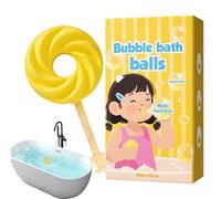 Bagnoschiuma per Bambini | A Forma Di Lecca Lecca | Palline Doccia Profumate, I Ragazzi E Ragazze Compleanno Viaggio Casa Asilo Toilette Giochi Estate