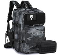 BAGROUPS Mochilas Militares Tácticas Hombre 45L Impermeable Bolsa para Ejército Paquete de Asalto Mochila Gimnasio Deportiva para Emergencias de 3 Dias para Caza Acampadas Senderismo al Aire Libre