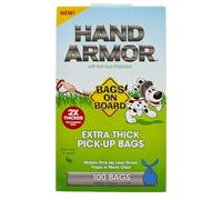 Bags on Board Armadura de Mano Extra Grueso Perro Poop Pick-up (Paquete de 100)