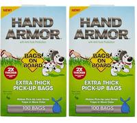 Bags on Board Armadura de Mano Extra Grueso Perro Poop Pick-up (Paquete de 200)