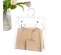 Bags Organizer For Closet, Purse Storage Case, PVC Clear Dustproof Display Cover, Waterproof Handbag Holder, Portable Breathable Closet Solution, Protective Space-Saving Organizer For Shelves
