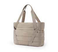 bagsmart Bolsa de yoga para mujer, bolso acolchado con correa para esterilla, varios bolsillos para viajes, fitness y compras