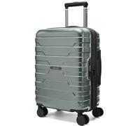 BAGSMART Equipaje de mano aprobado por aerolíneas de 22 x 14 x 9 pulgadas con ruedas giratorias, equipaje ligero de 20 pulgadas con bloqueo TSA, maletas de transporte de carcasa dura expandibles para