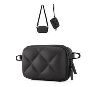 bagsmart Funda para cámara SLR DSLR, bolsa de cámara pequeña protectora impermeable con 2 posibilidades de transporte, bolsa de fotos ligera para Canon PowerShot/GoPro/Kodak Pixpro pastilla, Negro 1
