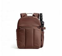 bagsmart Mochila para cámara, DSLR SLR Bolsa para cámara compatible con portátiles de 13,3 pulgadas, Mochila fotográfica impermeable, marrón café, 35 x 25,5 x 14 cm, Fashion