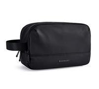 BAGSMART - Neceser de baño para hombre de viaje, accesorios de baño, bolsa de afeitar, impermeable, separación húmeda y seca con asa, azul, medium, pragmático moderno