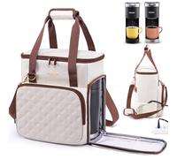BAGSPRITE Bolsa de viaje para cafetera compatible con Keurig K-Mini o K-Mini Plus, funda de transporte para cafetera de una sola porción