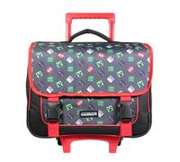 Bagtrotter Cartera con ruedas 38 cm Minecraft Negro