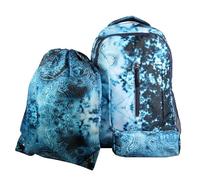 BAGTROTTER Conjunto de Mochila, Bolsa de Deporte y Estuche Bagtrotter Azul