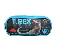 Bagtrotter Estuche Escolar 2 Compartimentos Jurassic World Negro T-Rex