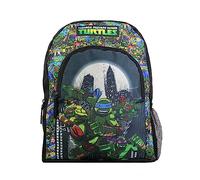 BAGTROTTER Mochila 37 cm con Bolsillo Tortugas Ninja Negro