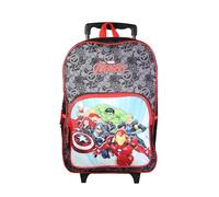 Bagtrotter Mochila con ruedas 41 cm Marvel Avengers Negro