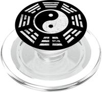 Bagua Yin and Yang Symbol I Ching Taoism Tai Chi Tao Vintage PopSockets PopGrip para MagSafe