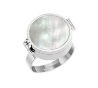 Bague Porte Baume à Lèvres | Mini Médailon Multifonctionnel pour Doigt | Cache Baume Hydratant Voyage pour Femme Adolescent Université Rendez-vous Hiver Cadeau Petit Ami Pratique Discrète et Stylée
