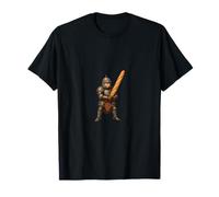 Baguette Caballero Pan en Lugar de Espada Humor Medieval Camiseta